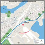 MBTA Wood Island Neighborhood Map